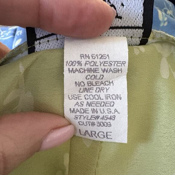 NWT Vintage Rikki J. New Work Floral Print Pencil Skirt Womens Size Large (927)‎ - Picture 6 of 6